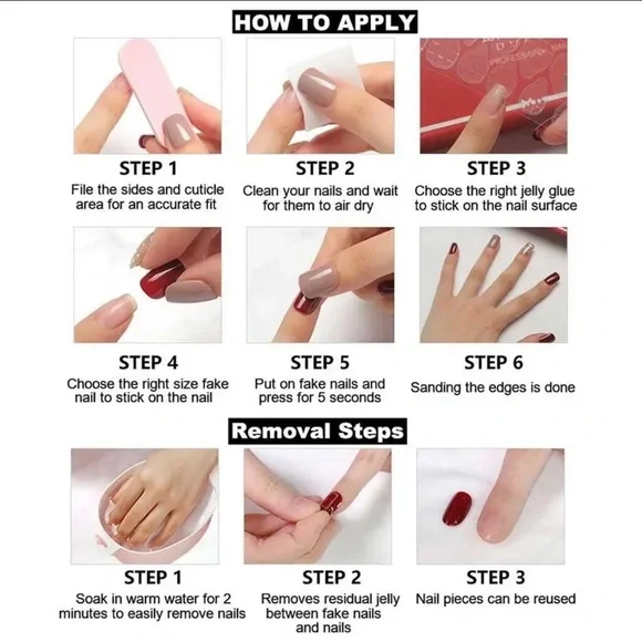 press on nail —M - Picture 5 of 6